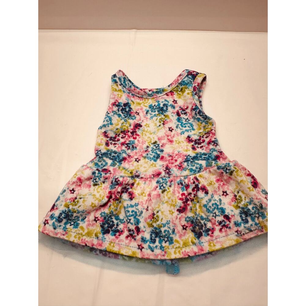 American Girl Truly Me Meet Outfit Pretty Floral Party Holiday Dress, Dress ONLY